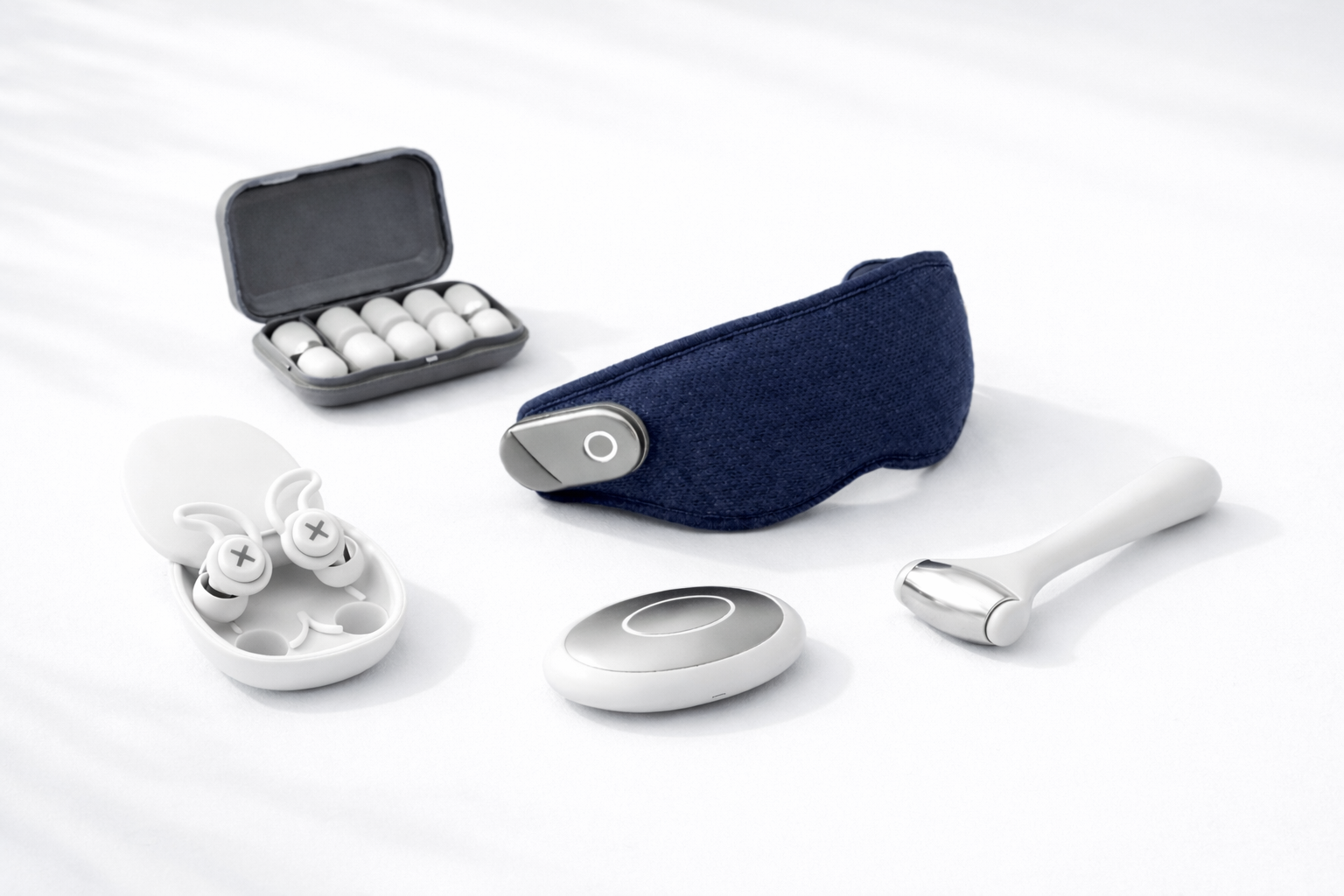 NOOMA NOX Deep Recovery skincare kit with bottles and applicators, designed for intense skin replenishment and recovery.