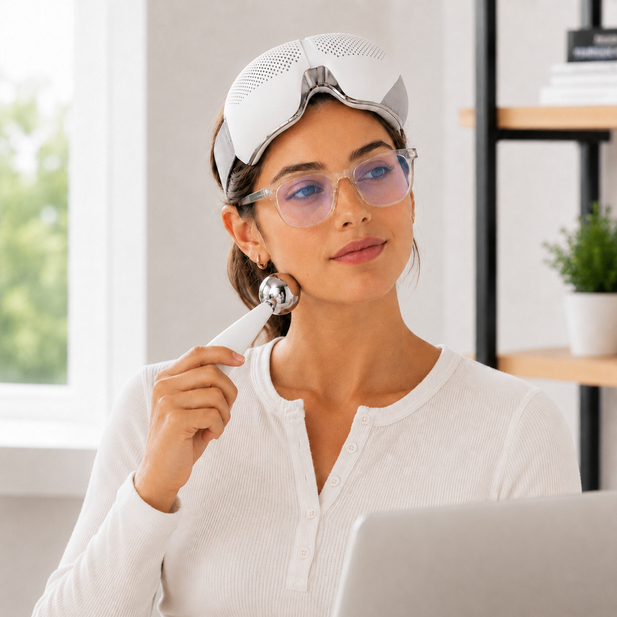 NOOMA REVA Focus Reset kit with skincare products in sleek packaging, designed to enhance concentration and mental clarity.